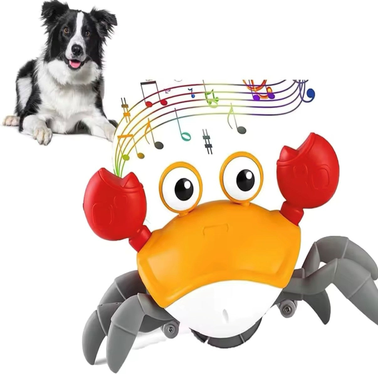 Engaging Interactive Dancing Crab Dog Toy with Musical Sounds