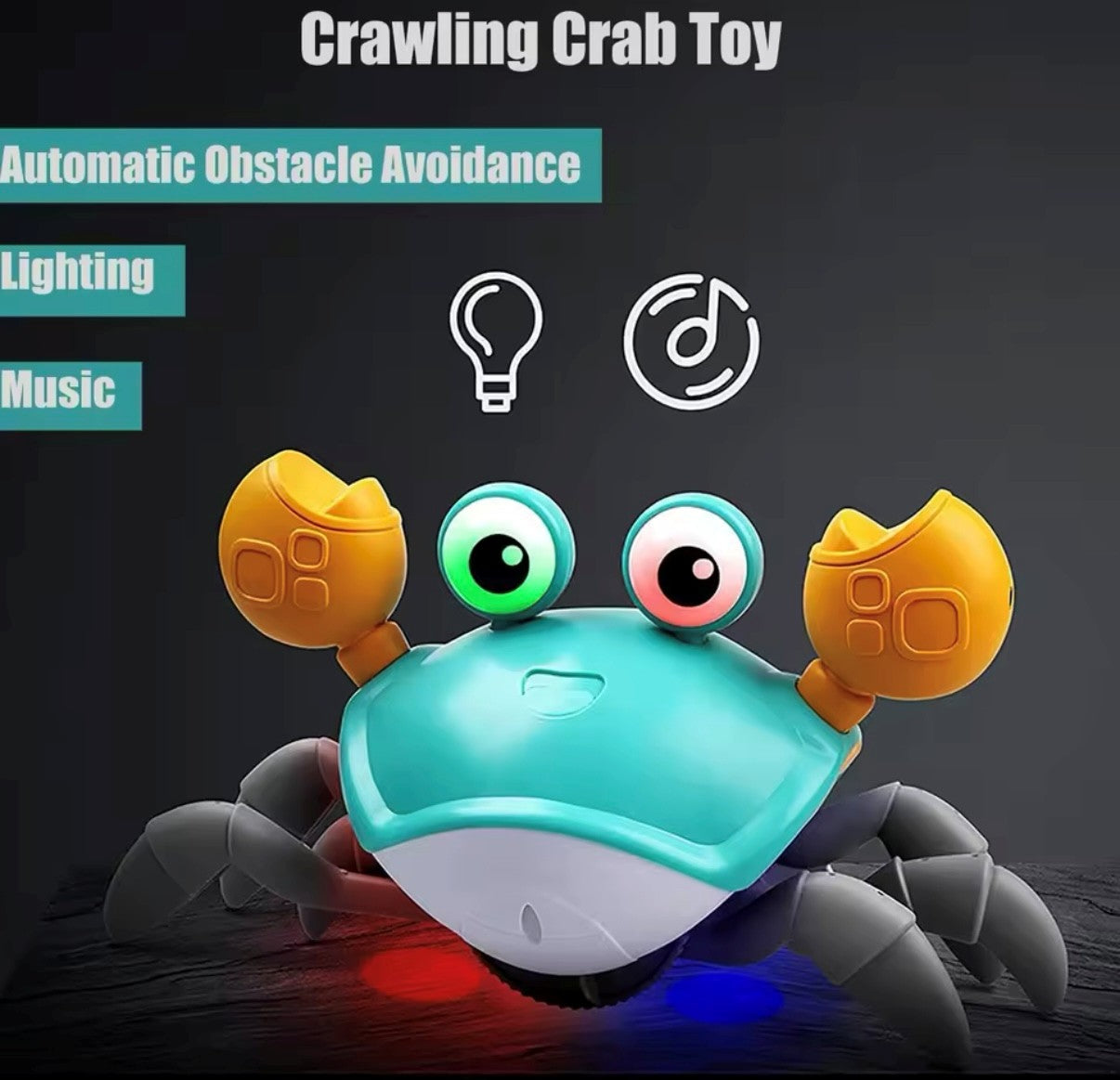 Engaging Interactive Dancing Crab Dog Toy with Musical Sounds