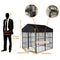 Dog Cage Heavy Duty Pet Run Enclosure Pet Playpen with Roof