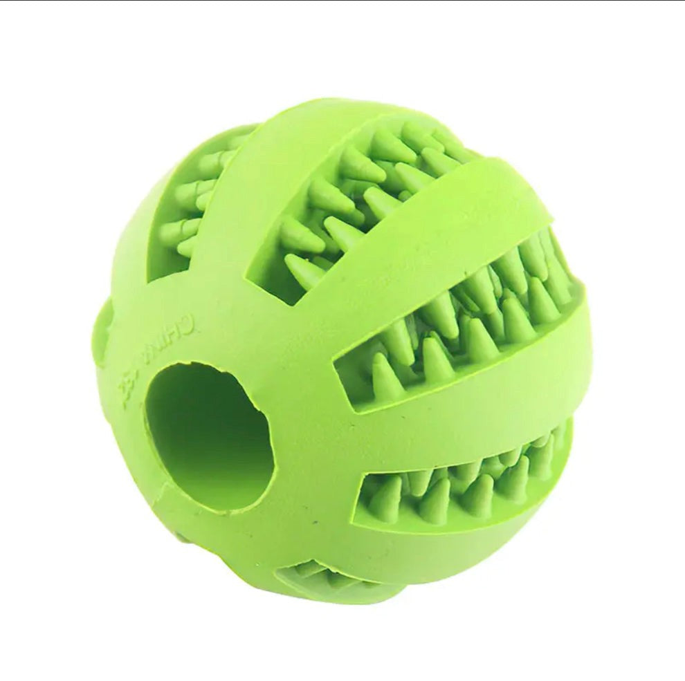 Chew Toy For Dog Teeth Clean Ball & Food Extra-tough Rubber Ball