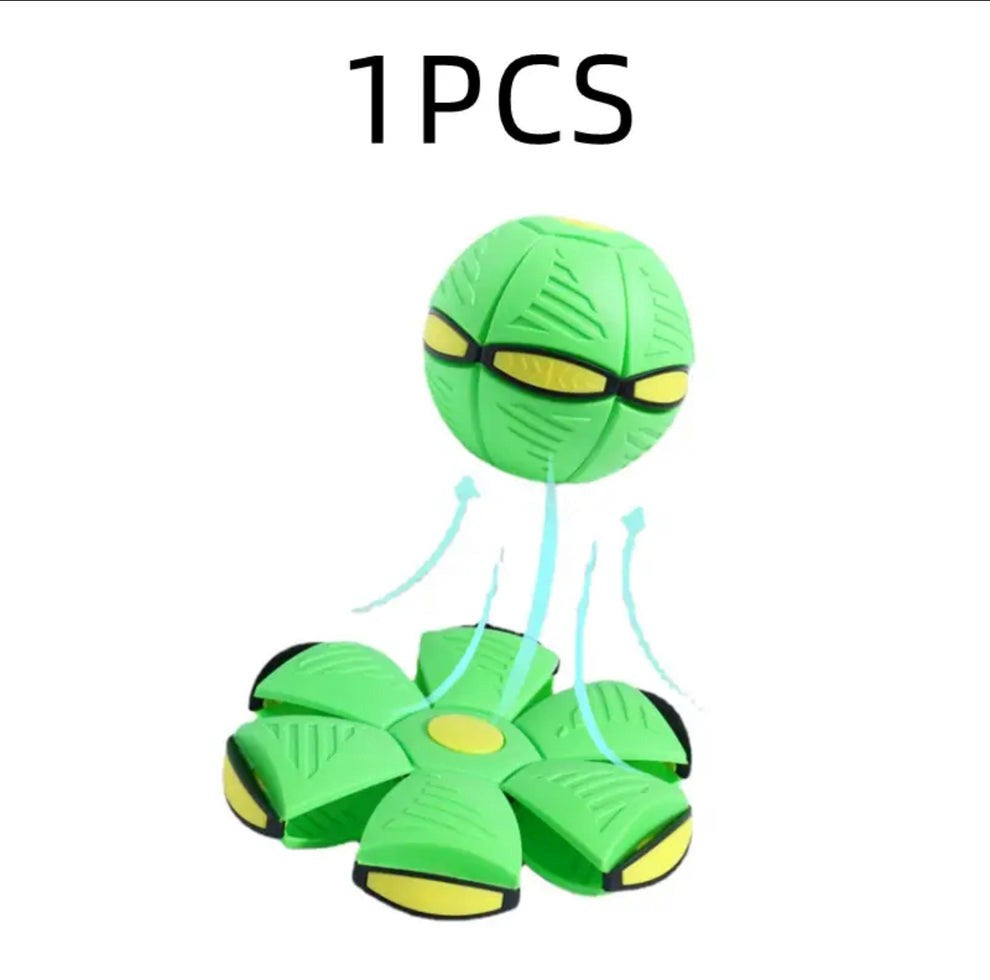 Dog Toys Magic Flying Saucer Transformer Ball