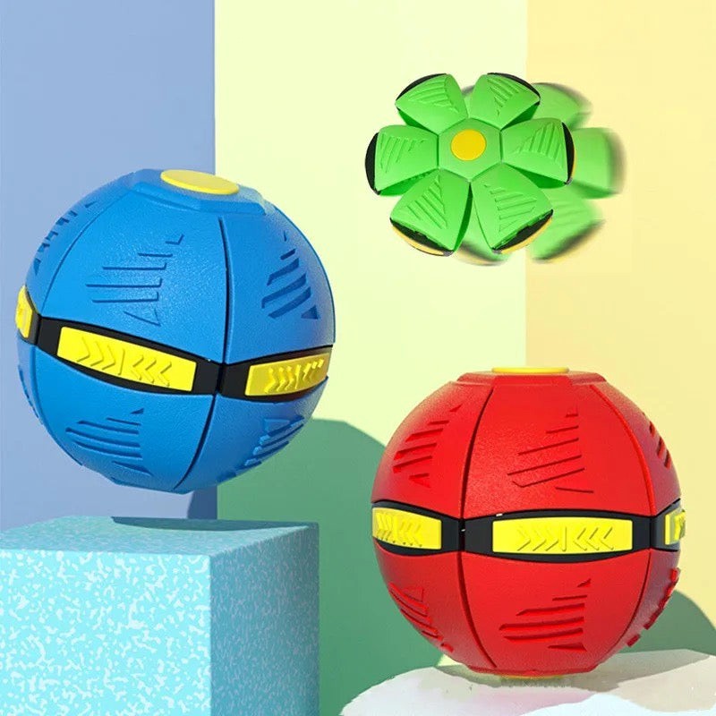 Dog Toys Magic Flying Saucer Transformer Ball