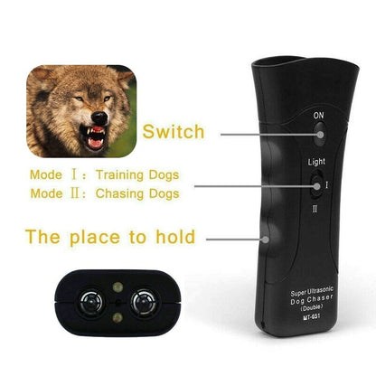 3 In 1 Anti Barking - Stop Barking Dog Training Device