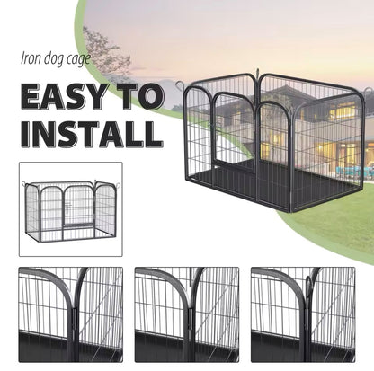 Heavy Duty Puppy Playpen with Tray