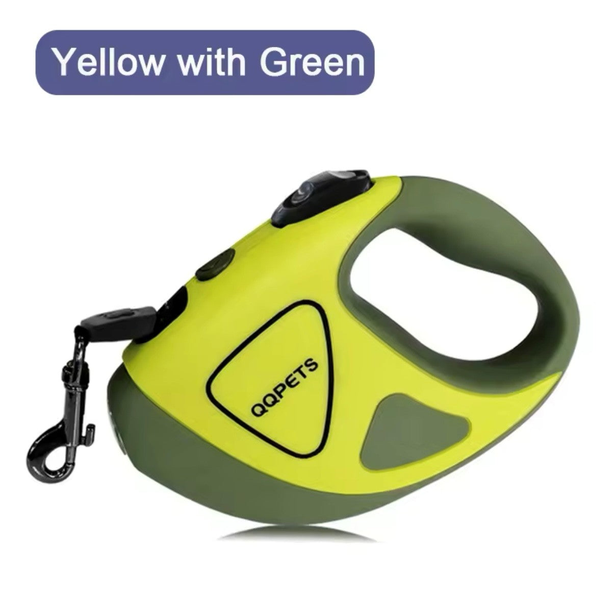 Retractable dog lead with LED light